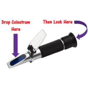 dairy refractometer|brix refractometer for cattle.